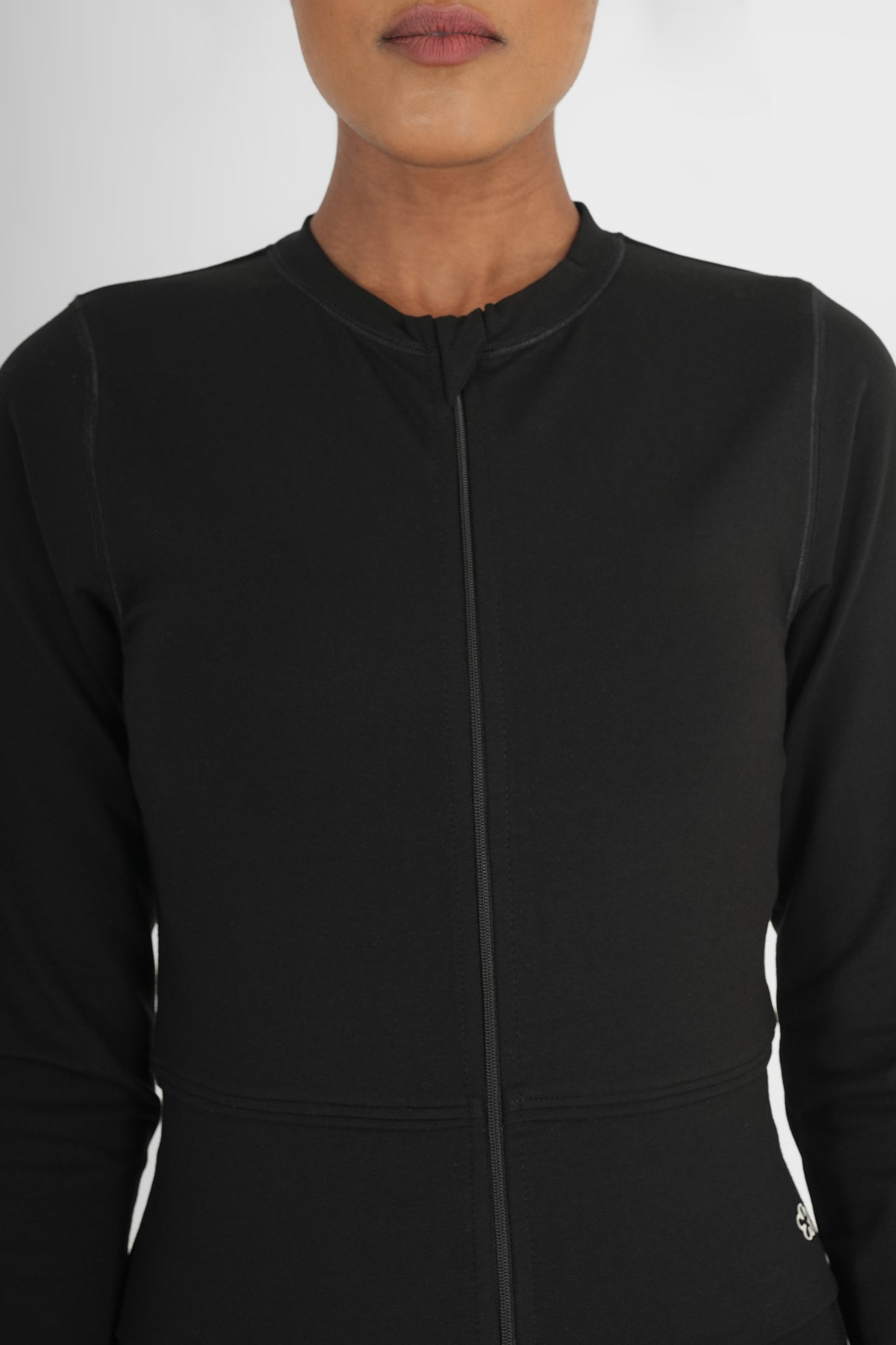 High Stretch Snug Fit Jacket Black