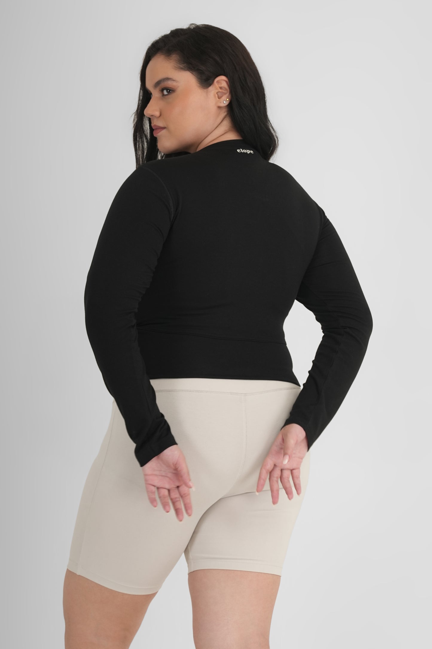 High Stretch Snug Fit Jacket Black