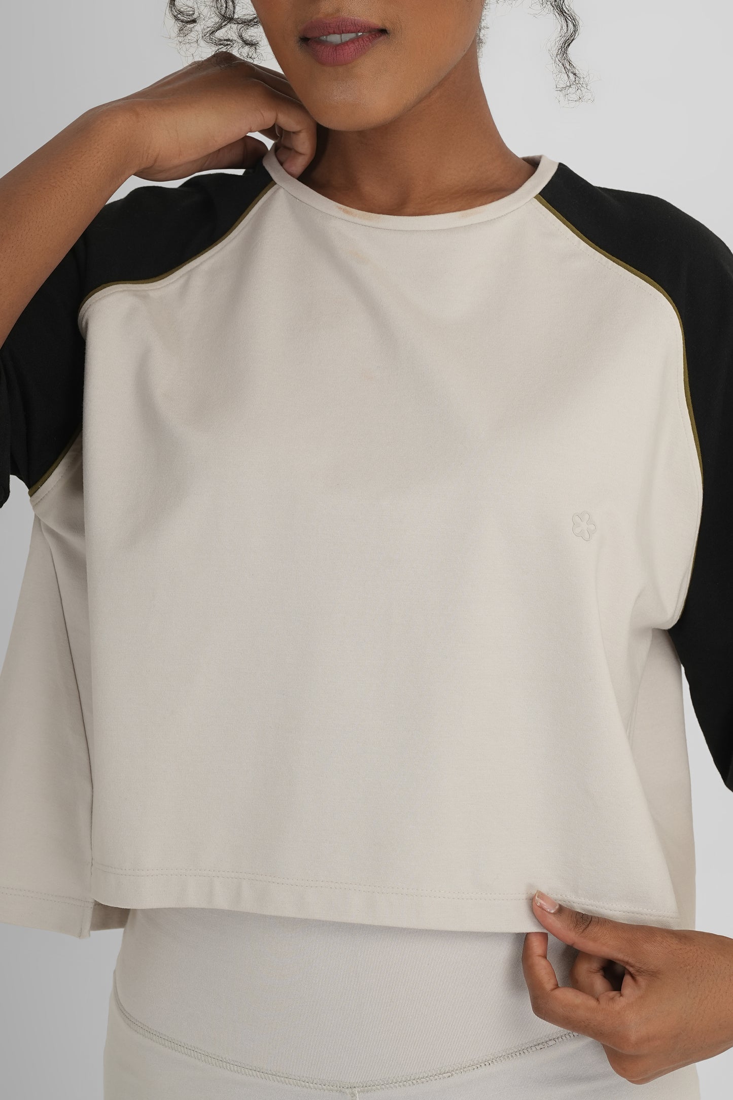 Boxy Fit After Workout Tshirt Unbleached Cotton
