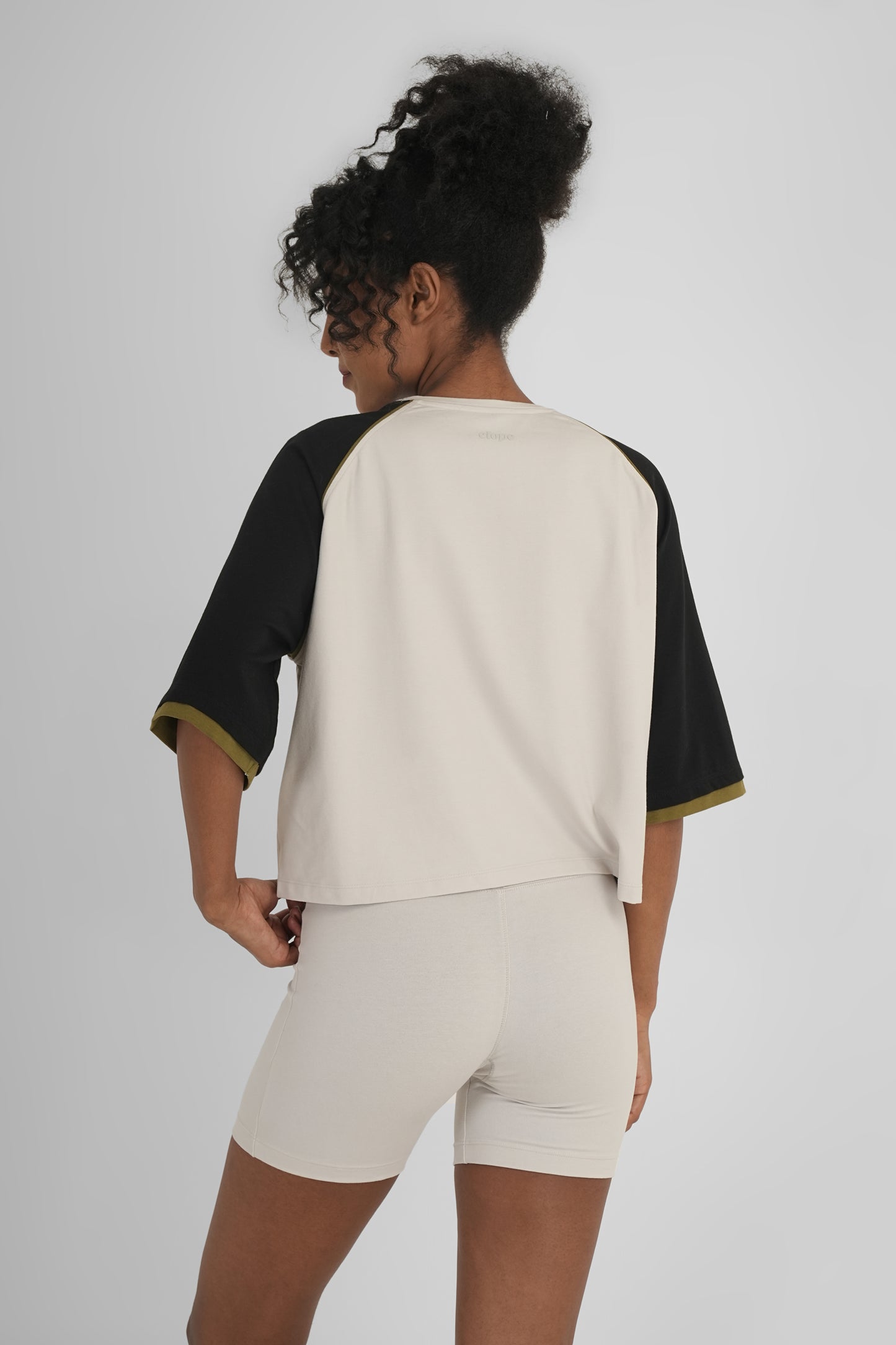 Boxy Fit After Workout Tshirt Unbleached Cotton