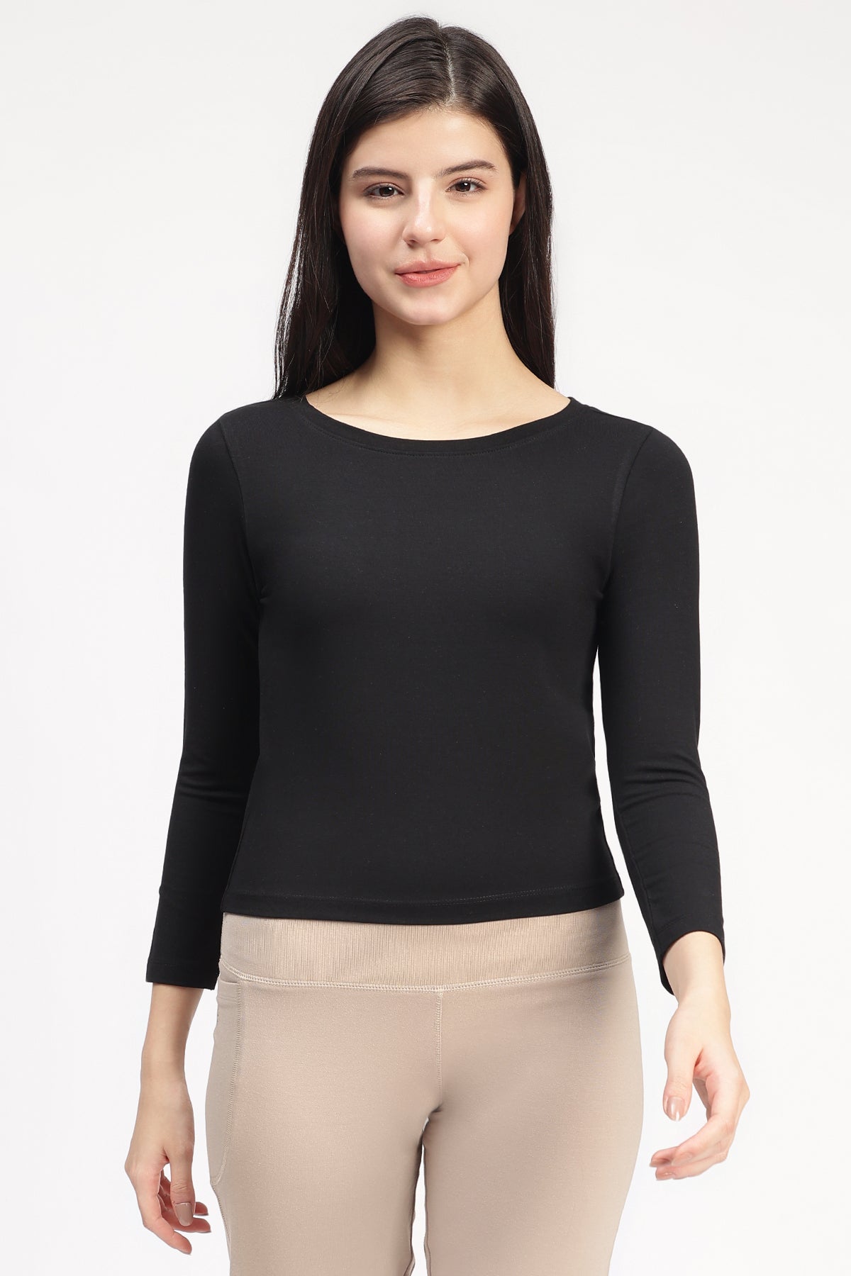 High Stretch Soft Yoga Tshirt Black