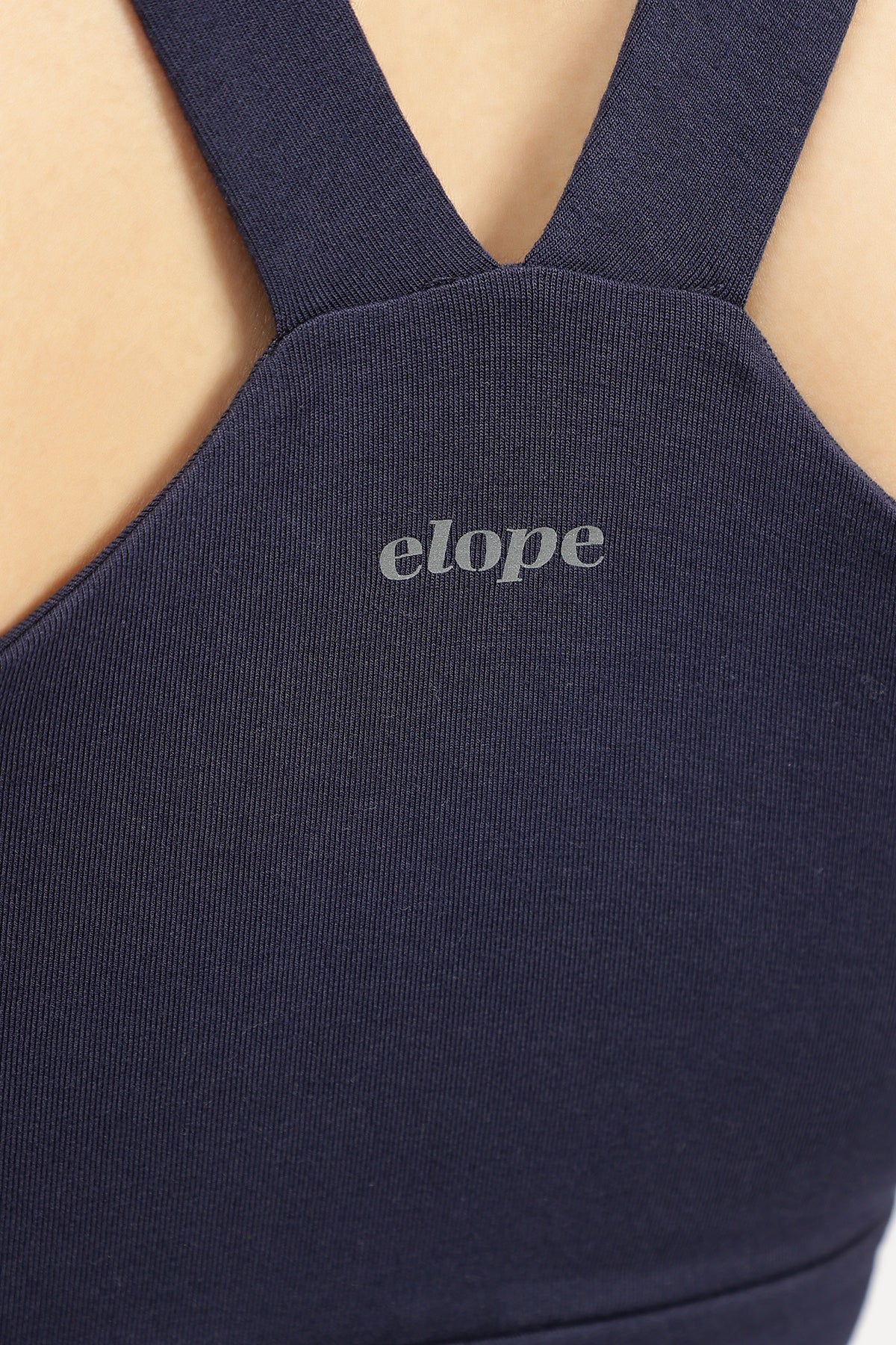 Snug Fit Athletic Bra Tank Navy Blue