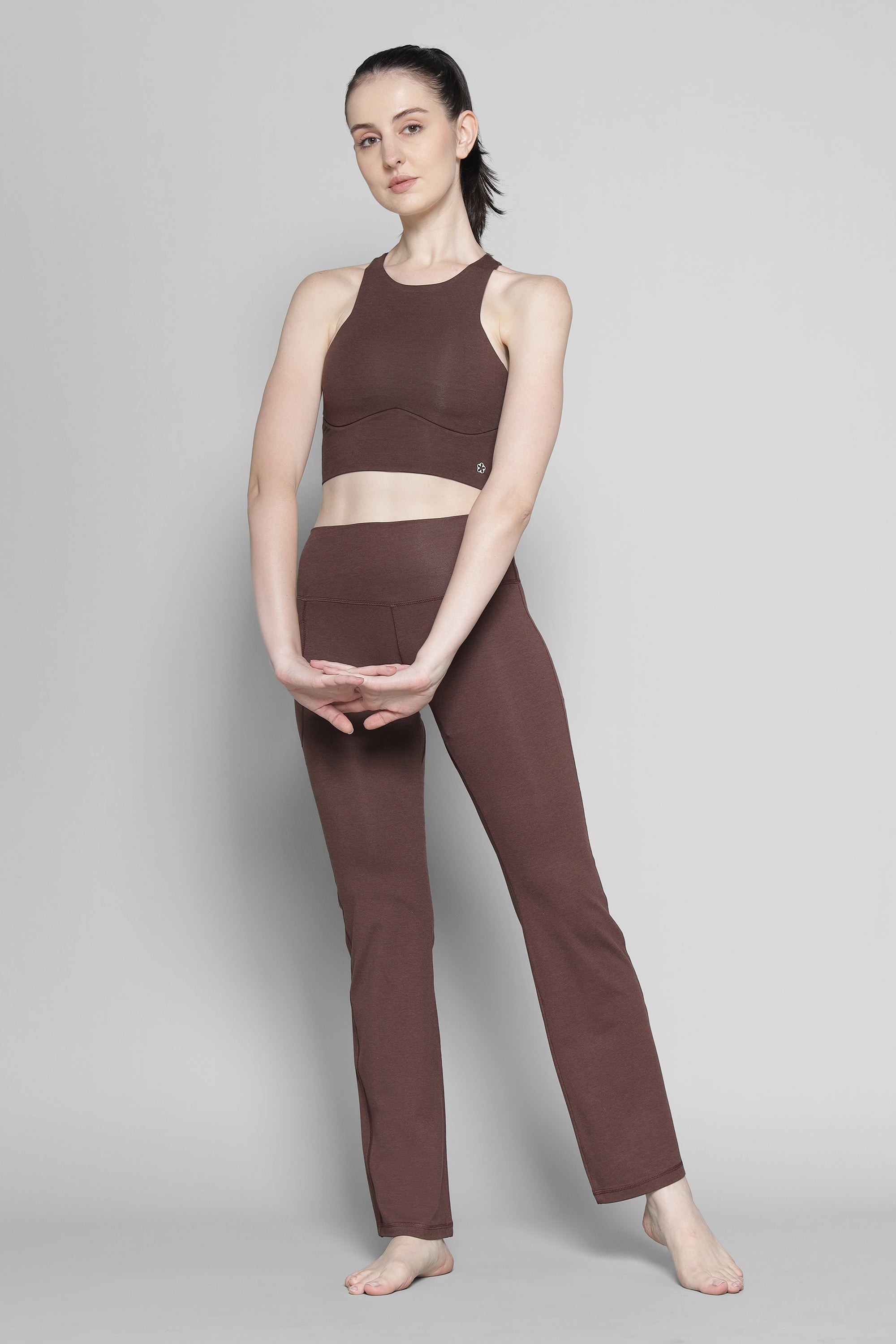 Flattering Flare Organic Cotton Modal Yoga Pants