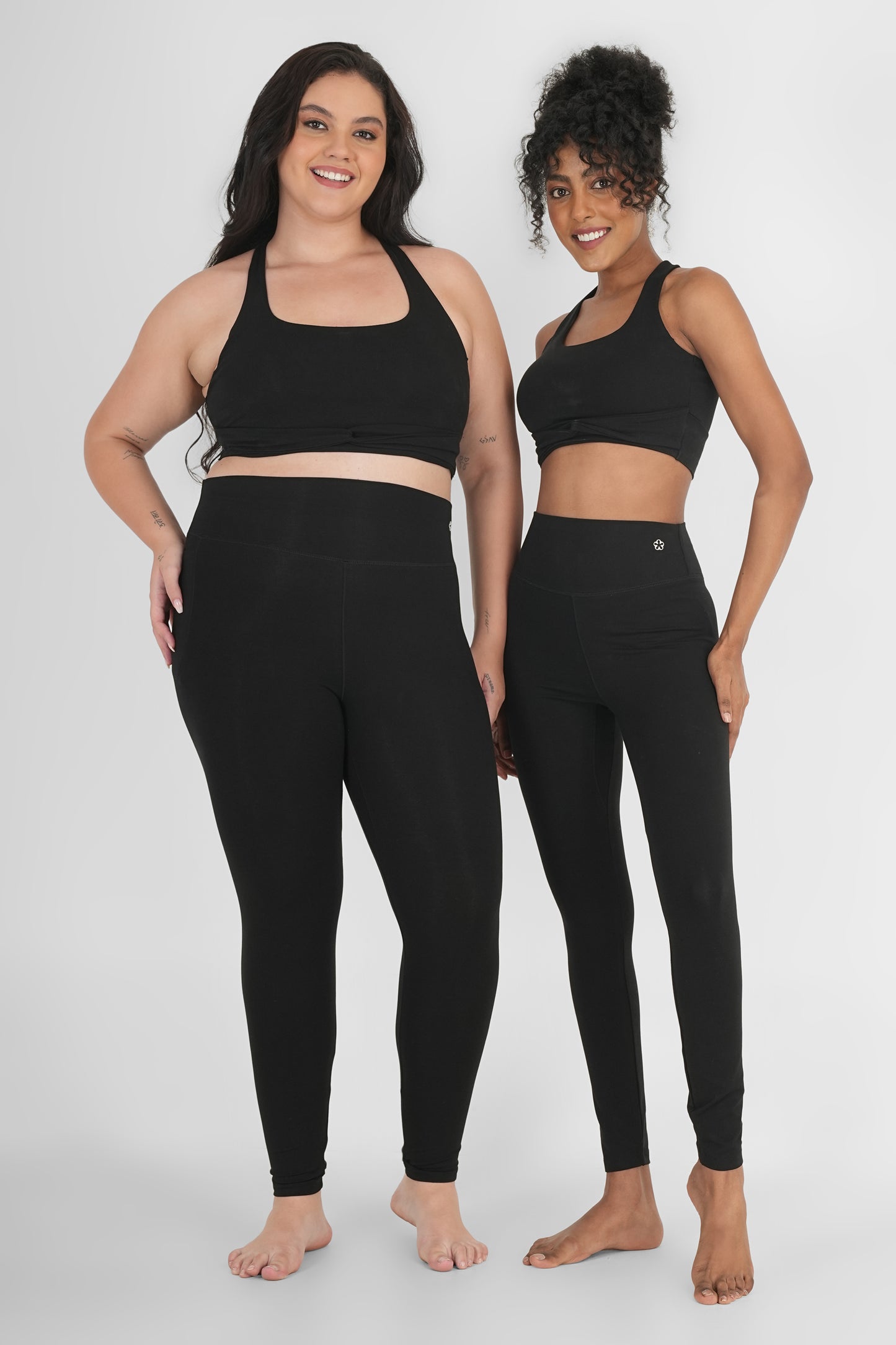 Cross Back Organic Cotton Modal Padded Sports Bra