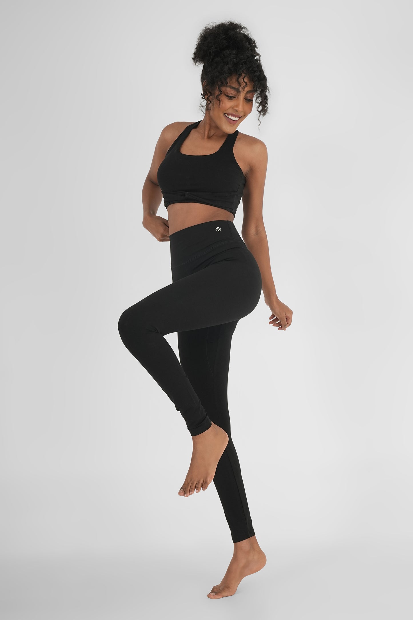 Perfect Fit Natural Fabric Legging Black
