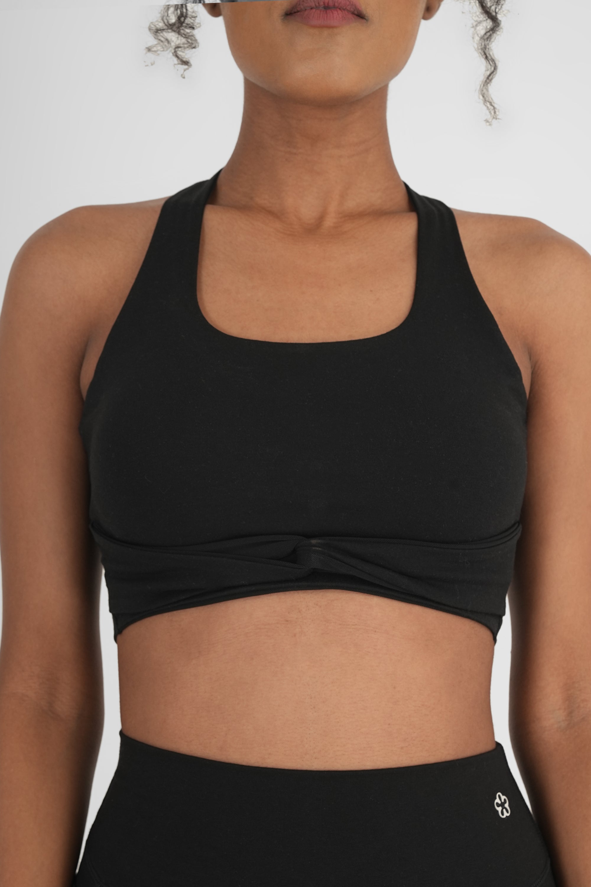 Cross Back  Modal Padded Sports Bra