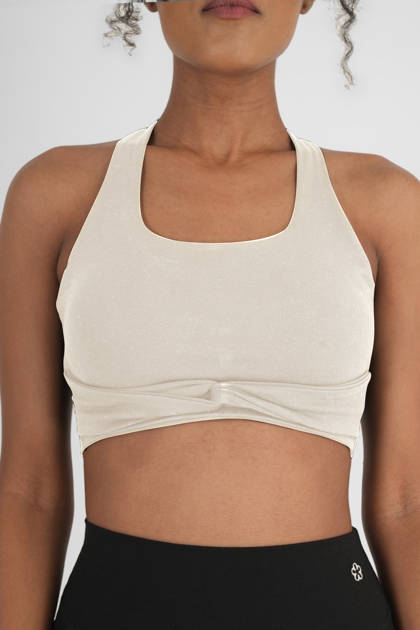 Cross Back Organic Cotton Modal Padded Sports Bra