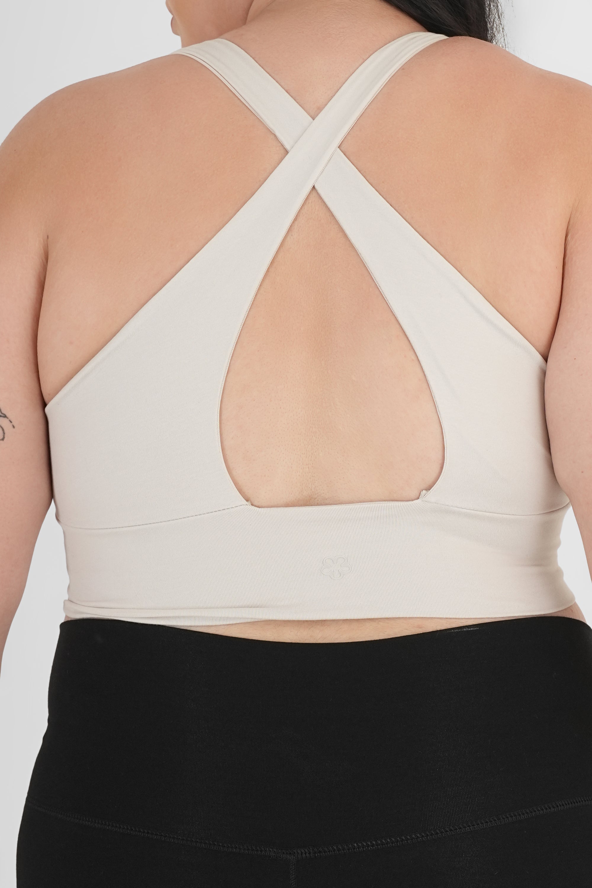 Cross Back  Modal Padded Sports Bra