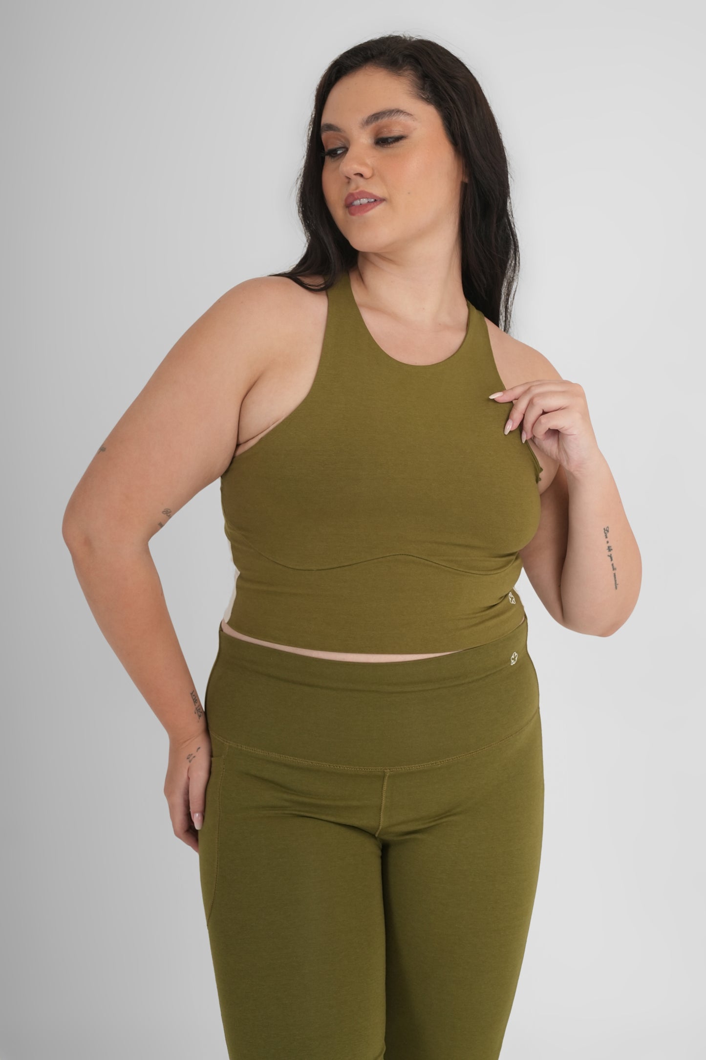 Snug Fit Organic Cotton Modal Padded Tank