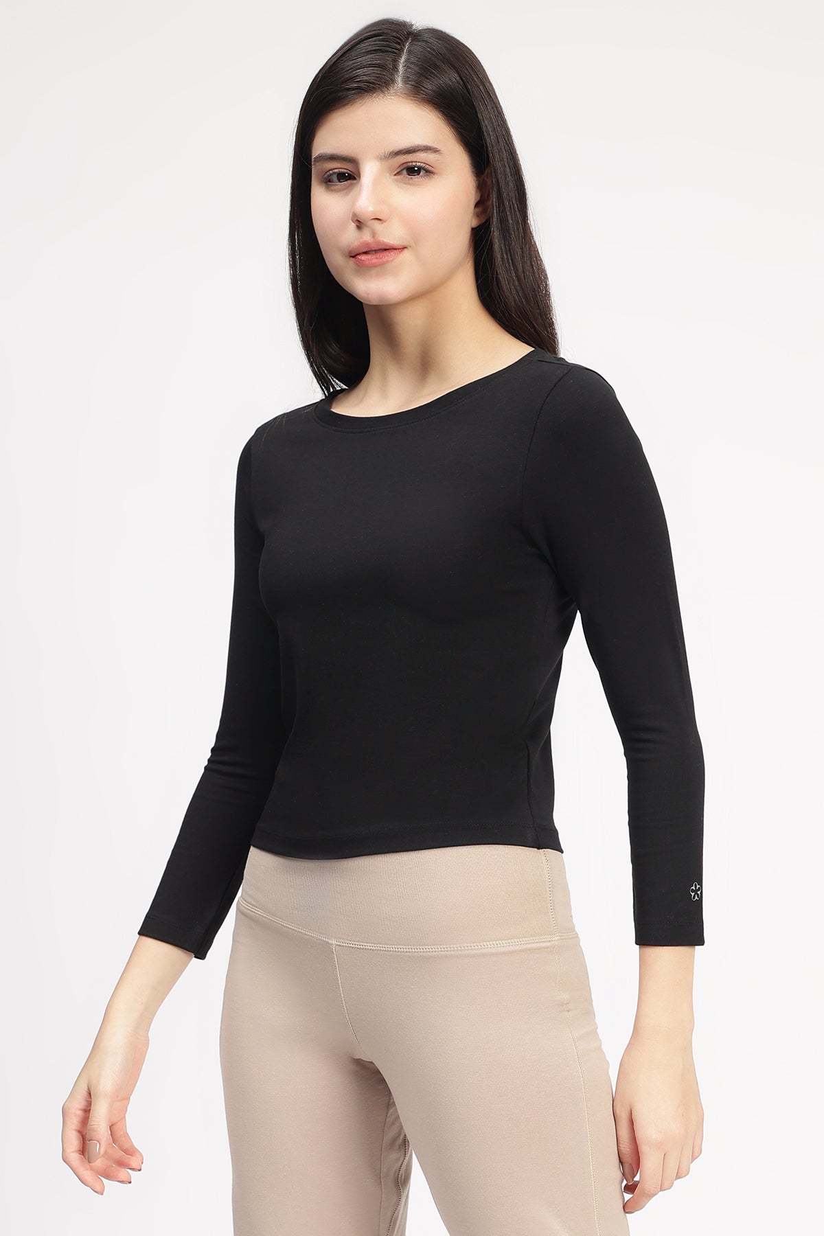 Hoch dehnbares, weiches Modal Yoga T-Shirt