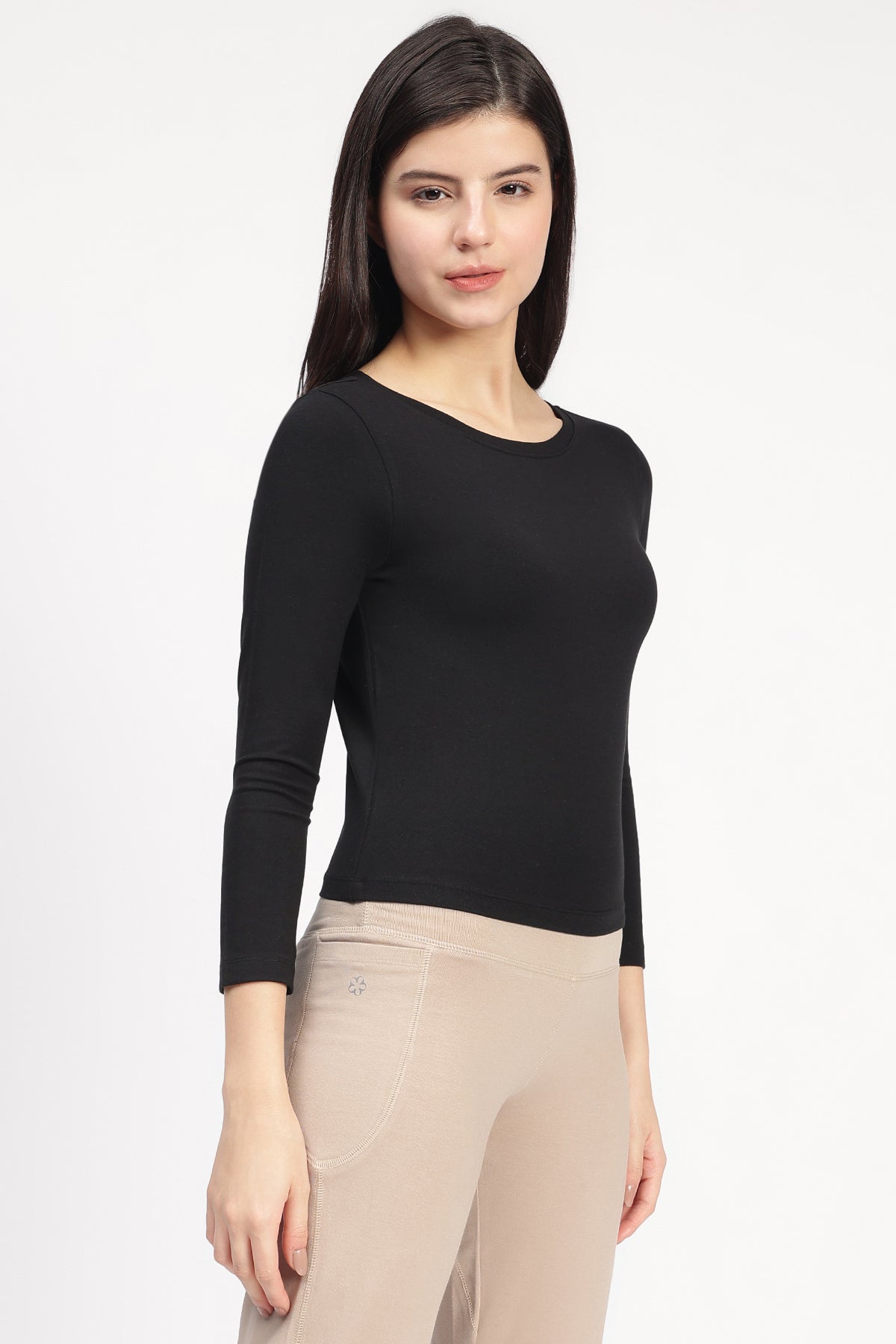 Hoch dehnbares, weiches Modal Yoga T-Shirt