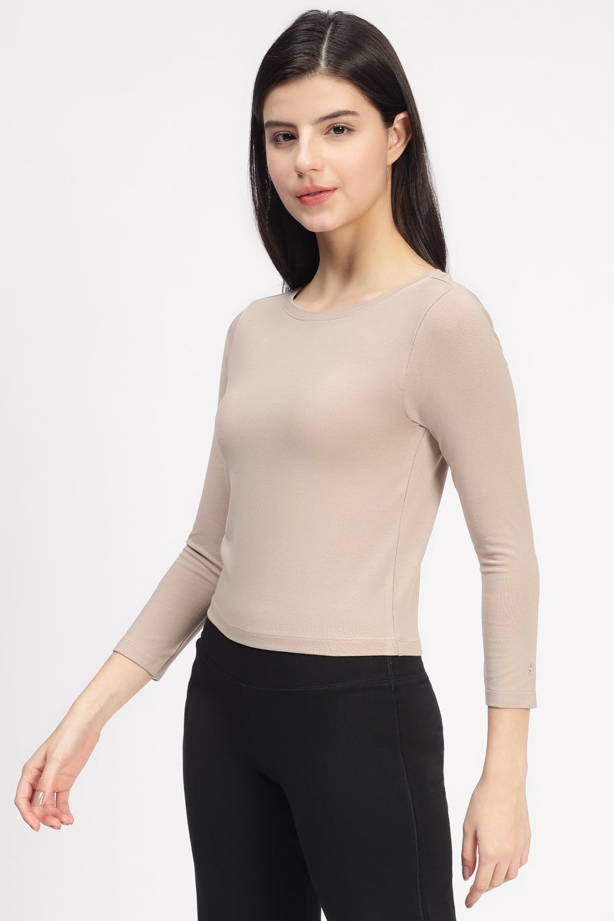 Hoch dehnbares, weiches Modal Yoga T-Shirt