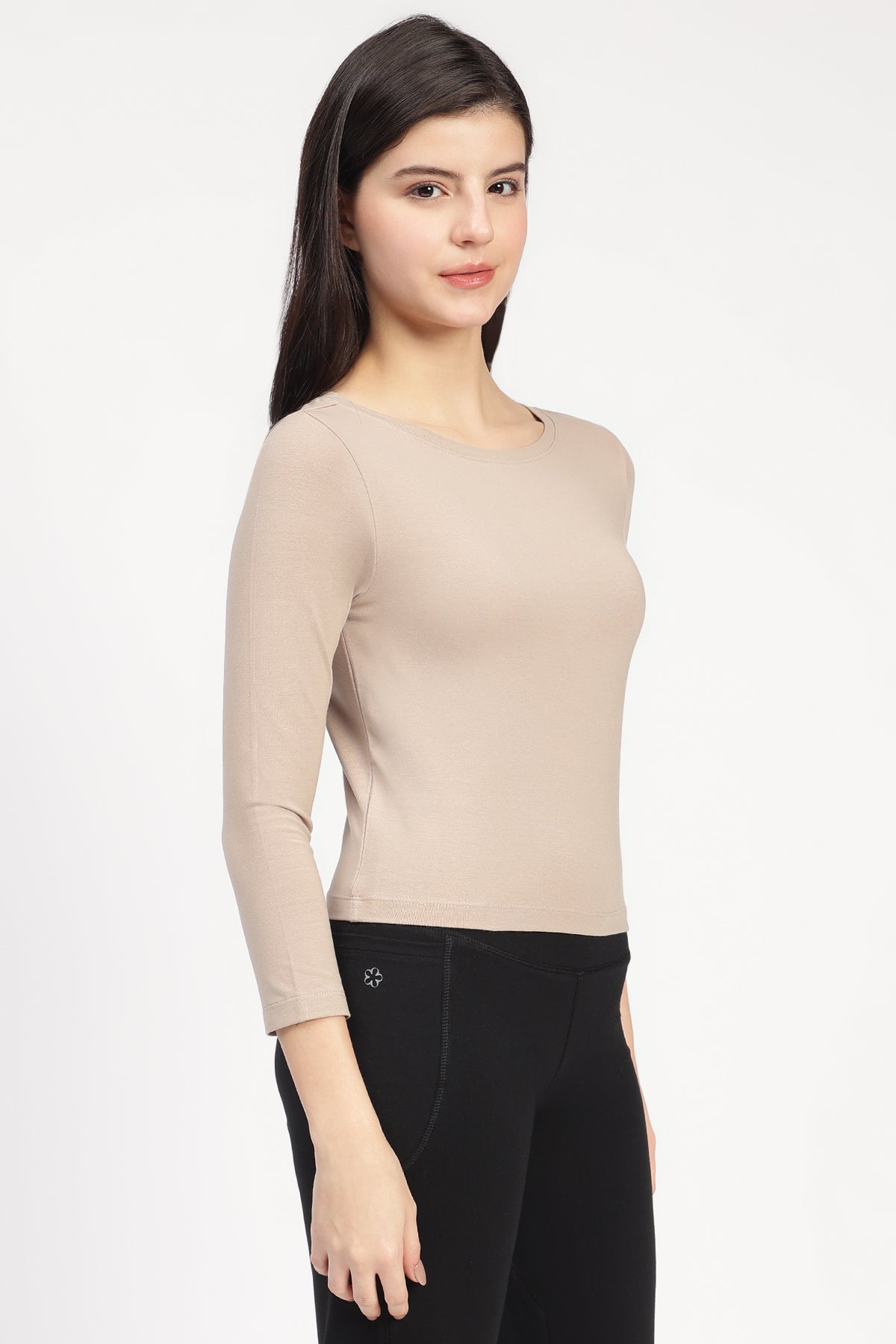 Hoch dehnbares, weiches Modal Yoga T-Shirt